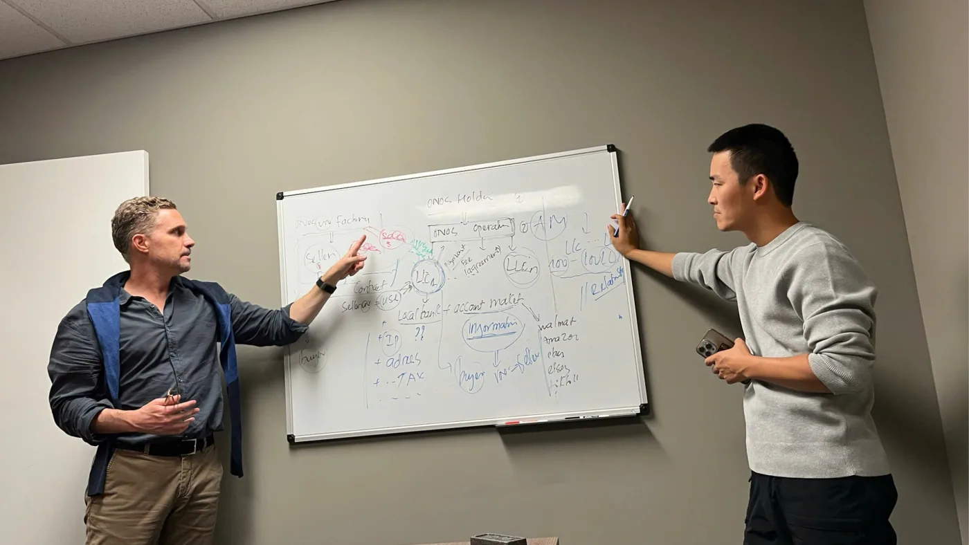 A planning discussion with Onos partners in the United States